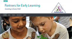 Desktop Screenshot of partnersforearlylearning.org